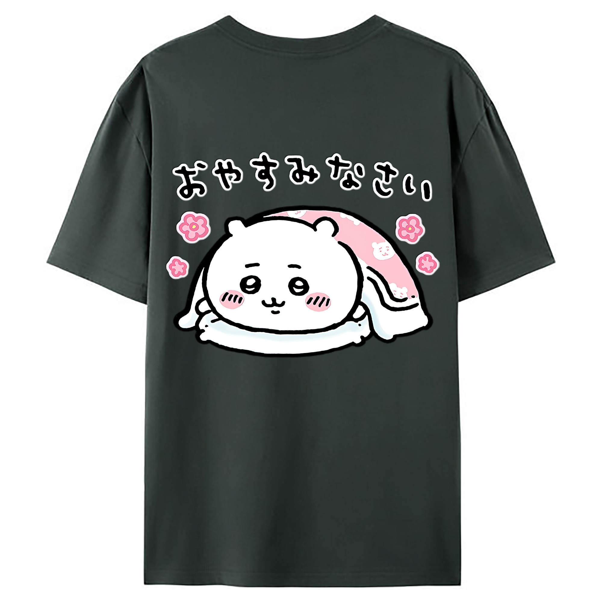 （画像用） ちいかわ ちいかわ Chii-kawa chiikawa 綿100％ メンズ半袖Tシャツ（バックプリント） 通気性